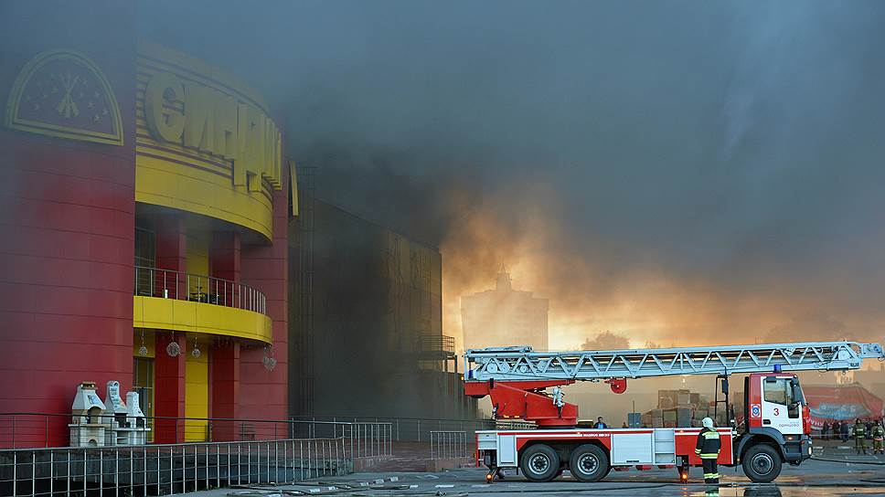Каков ущерб от пожара в торговом комплексе